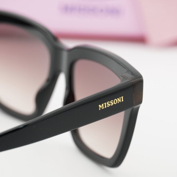 Missoni MIS 0132/S 0807 HA Square Sunglasses - Black/Brown main image 10